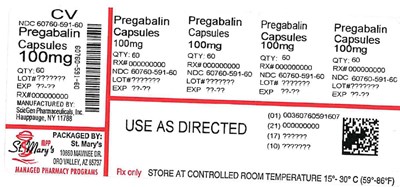 60760-591 (Pregabalin 60760 591 60)